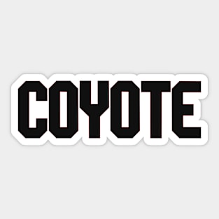 coyote Sticker